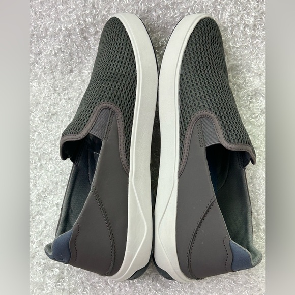 OluKai Mens Size 9 Dark Grey Mesh Upper Slip On Sneakers Lae’ahi - Picture 6 of 10